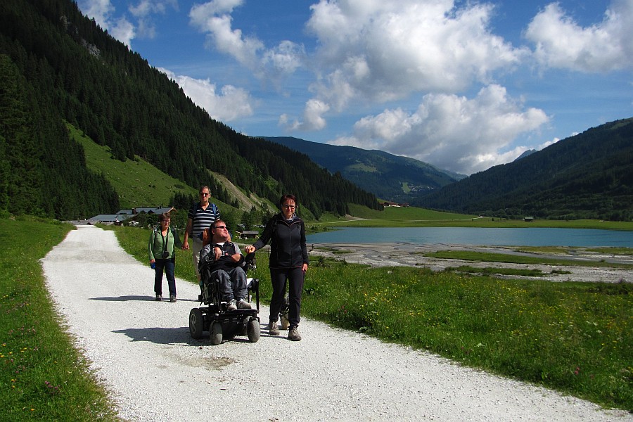 Startujeme od Familienhotelu Finkau