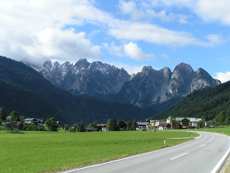 Příjezd do Gosau
